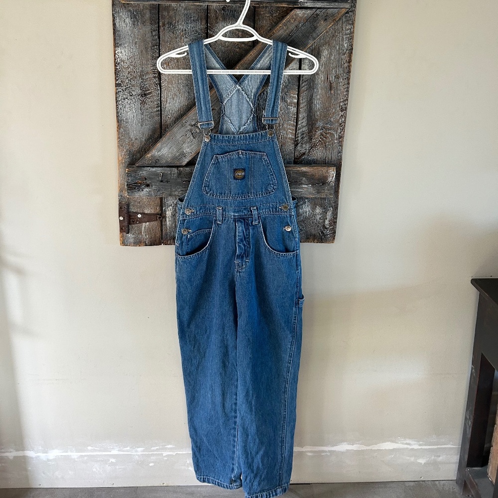 Classic Blue Women's Denim Overalls